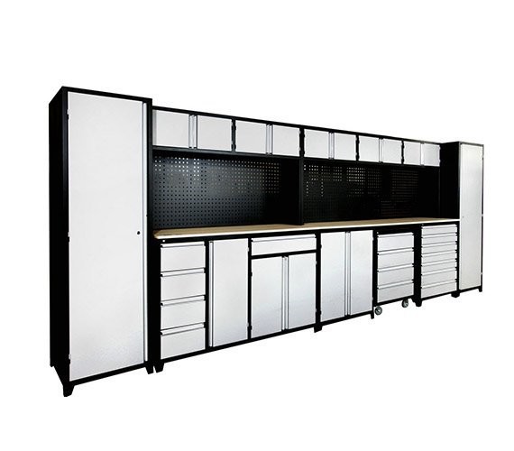 Quality Workshop Organization Large Modular Garage Tool Cabinet with Pegboard and OEM Support wholesale