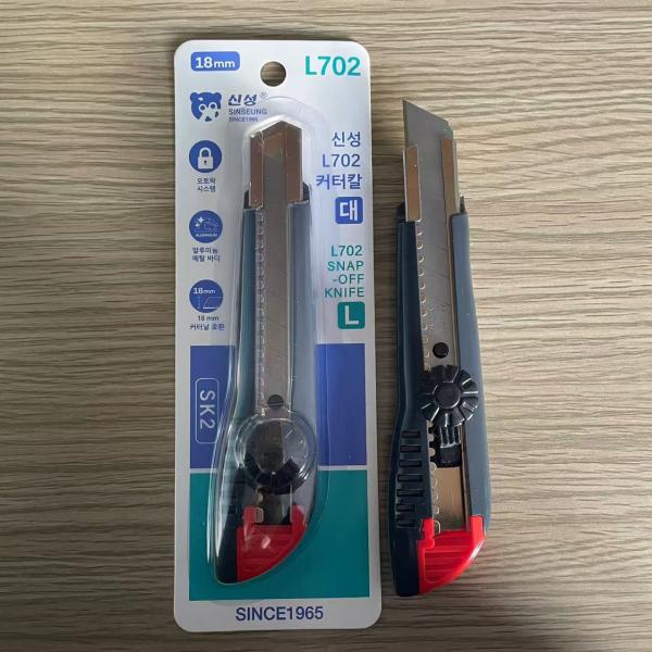 165X35X27mm 58g L702 18mm Utility Knives For Heavy Duty And Industrial Applications