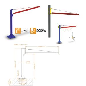 Glass Loading And Unloading 300kg Vacuum Hoist Lifting Systems