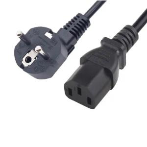 Russia 3 Pin Power Cord EU Standard 16A 250V Power Plug To IEC C13 For Home