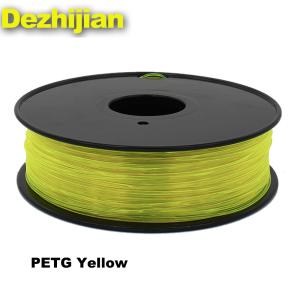12 Colors PETG 3d Printer Filament 3mm Good Thermal Resistance MSDS