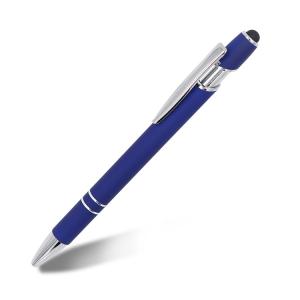 Classical Touchscreen Metal Press Ballpoint Pen Click Stylus Tip Aluminium Ball