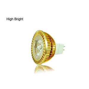 AC / DC 12V MR16 Led Bulb 3W 10000K For Architectural Lighting
