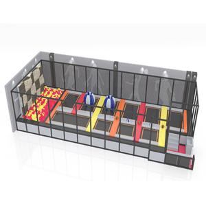 Climbing Wall Outdoor Playset With Trampoline PP Material Waterproof