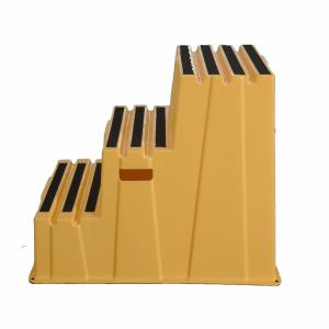 Gorilla Ladders 3-Step Plastic Step Stool Custom Color Foldable 500 Lbs Weight