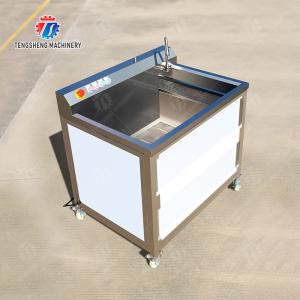 Single cylinder fruit and vegetable washing machine with slag separator Leaves