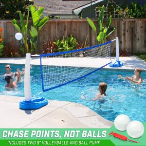 Inflatable Swimming Volleyball Pool Court Net by AJUNION for Waterpark Pool