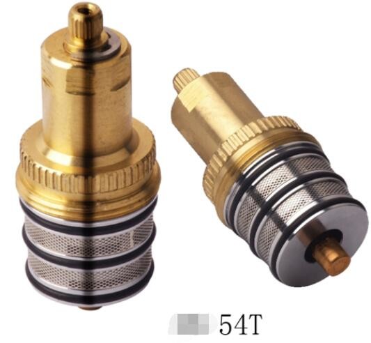 Quality 57%Pb Ceramic Tap Thermostatic Mixing Valve Nickel Plated wholesale