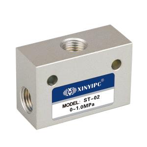 ST Series Shuttle Air Flow Control Valve Aluminum Body With Port Size G 1 / 8 "