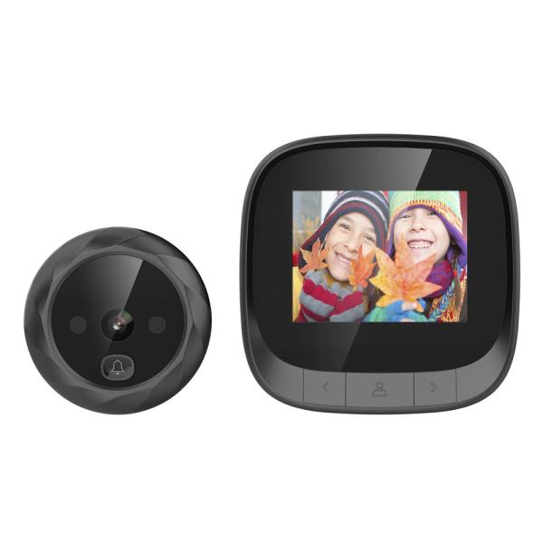 2.4inch Peephole Digital Door Viewer Video Doorbell Peephole Door Eye Camera With Bell Push For House