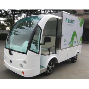 Stainless Steel Container Electric Cargo Van With 2 Seats Customized Dimension