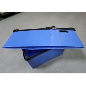 Collapsible Plastic Corrugated Foldable Boxes 5mm Thickness