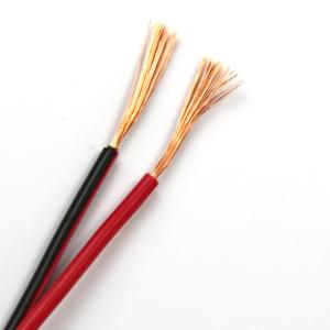 Red And Black Audio Video Shielded Speaker Cable Oxygen Free Copper PVC Jacket