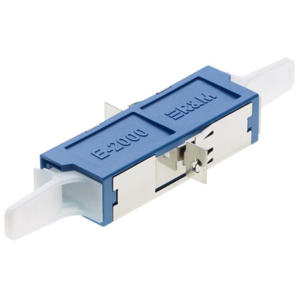 Quality E2000 to E2000 adapter, PC or APC, singlemode/multimode/om3/om4/om5 fiber optic connector adaptors wholesale