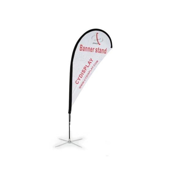 Outdoor Commercial Flags And Banners , Portable Advertising Feather Flags With
