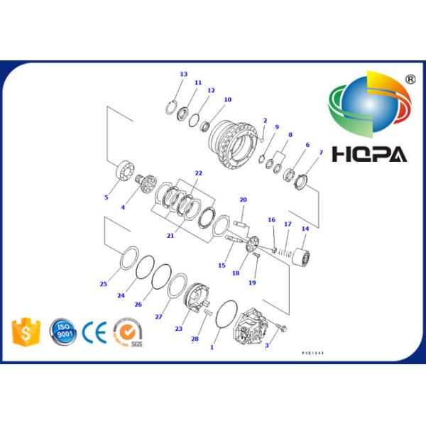 706-88-00110KT 706-88-00110 Travel Motor Seal Kit for Komatsu PC400-6 PC380LC-6K