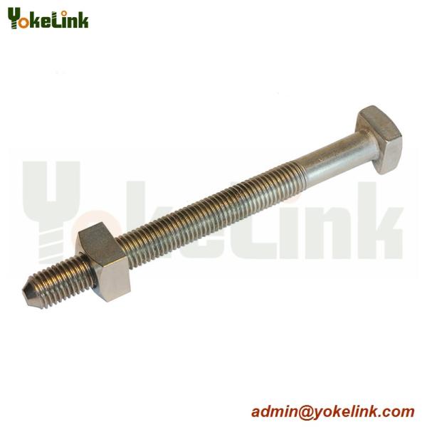 stainless steel square head machine bolt