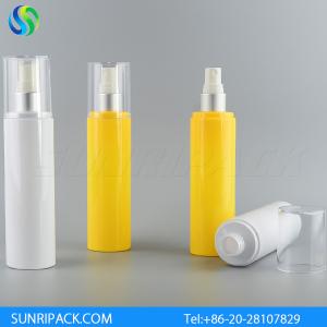 150ml yellow plastic bottles, 150ml spray PET bottles w/good quality cover
