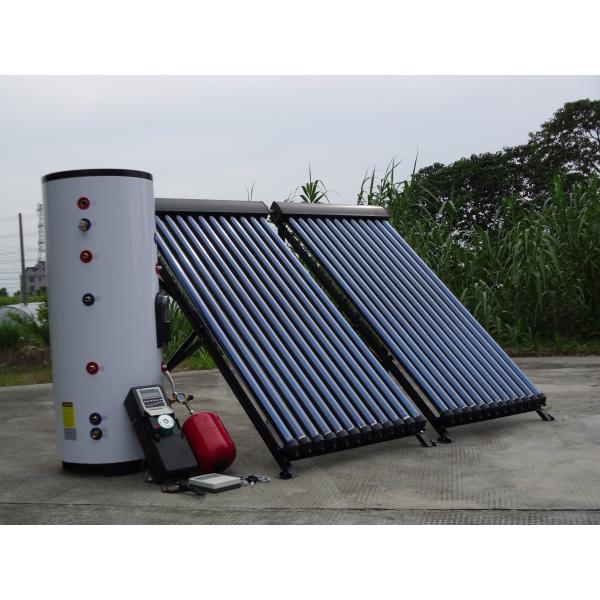 Quality heat pipe split solar water heater system with double coil wholesale