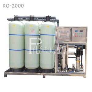 2000LPH Drinkable Water Treatment Machine RO Reverse Osmosis Purification System