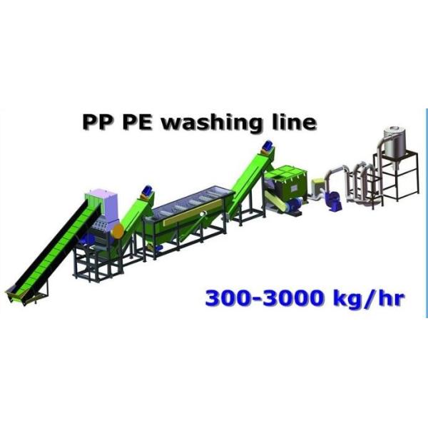 HDPE LDPE Bottles Films Plastic Recycling Machine Washing Drying System High