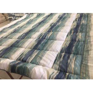 Cheap Polyester Fabric Soft Printed 260x260cm Polyfill Quilted Quilt for sale