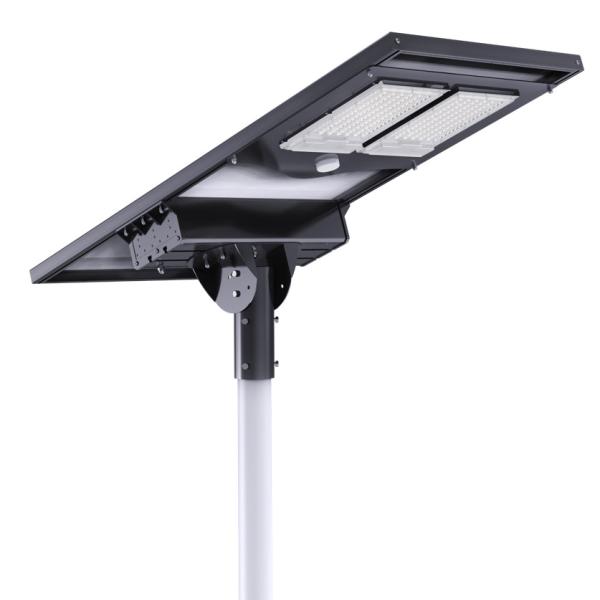 100W Rotating Angle LED Street Lamp Solar Light Integrated With Motion Sensor