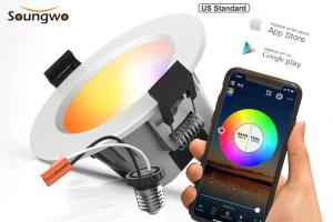 Cheap E26 Smart Music Lamp Bluetooth Mesh Led Bulb Long Distance Control In Home And Office for sale