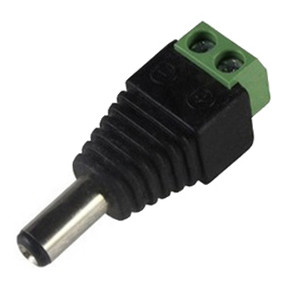 Quality DC5521M 12V DC Power Male Plun-In Connector to Screw Terminal Block Adapter wholesale