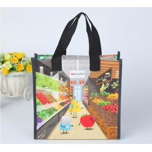 Custom promotional foldable non woven bag shopping bag with logo, Full auto