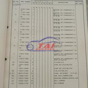 Crankshaft Japanese Engine Parts For Hino J05E Engine 13411-E0080