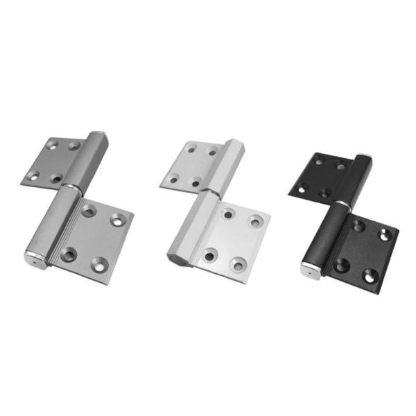 Quality Door Heavy Duty Aluminum Hinge White For Fast Proofing 0-180 Degree Opening wholesale