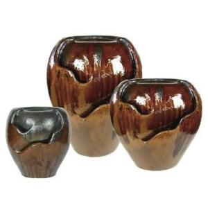 Cheap Red Ceramic Fountain, Ceramic Pots GW8707,8708,8709 // Outdoor or Indoor used for sale