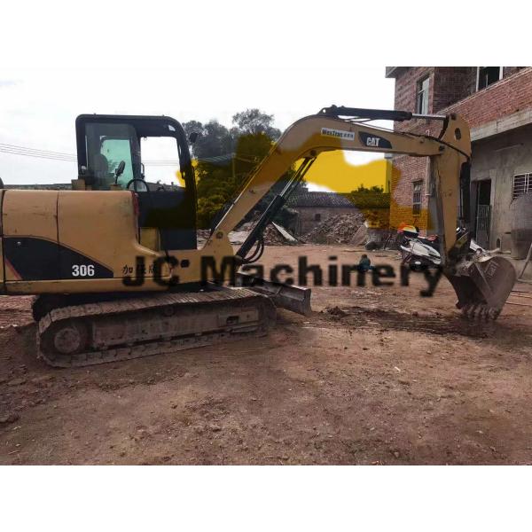 Latest Model Used Cat 306 Excavators , 306E CAT Small Excavator 0.3m³
