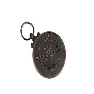 China Craft Casting Personalized Army Pendants Charms Engraved Antique Sheriff Badge on sale