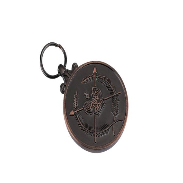 Quality Craft Casting Personalized Army Pendants Charms Engraved Antique Sheriff Badge wholesale