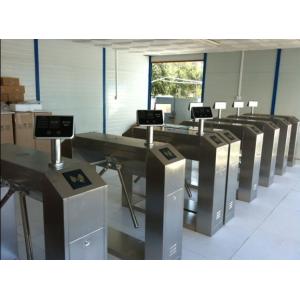 Anti Tailor Pedestrian Turnstile Gate With Fingerprint Time Attendance