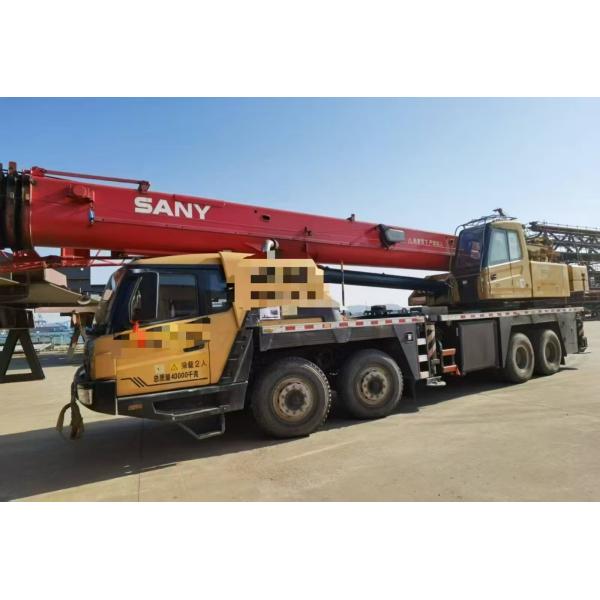 Used 2019 Sany STC500S Truck Crane 50t with 4680 h Operating Hours and 43.5 m Main Boom