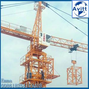 4T TC5010 Hydraulic Telescopic Tower Crane Top-slewing Types Equipment