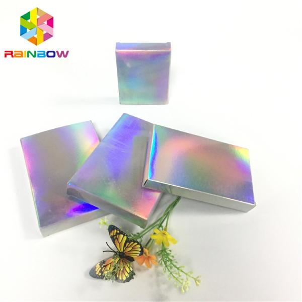 Recyclable Custom Printed Paper Boxes Folding Hologram Gift Card Fleixble