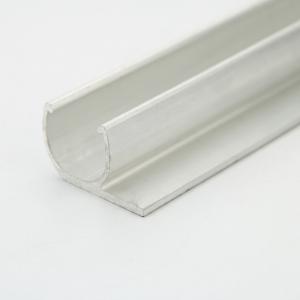 Cheap Affordable Custom Aluminum Extrusion Fabrication Tube / Pipe In Silver Color for sale