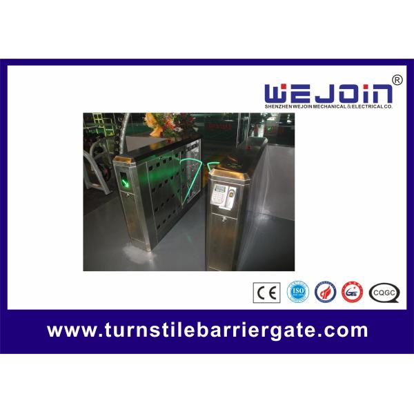900mm Security Flap Barrier Turnstile Entry Systems Bi - direction In Aluminum