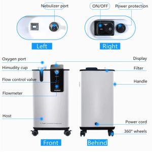 Oil Free Compressor 30000hours Lifetime 5l Medical Oxygen Concentrator
