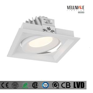 Cheap IP54 Squared 15W/20W/30W LED antiglared Recessed downlight CITIZEN COB Dia 113x113xH60mm for sale