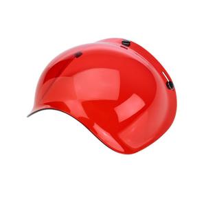 China Red Motorcycle Helmet Visor Bubble Visor Lens Harley Moto Helmet Compatible on sale