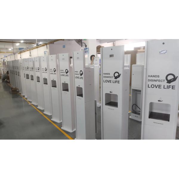 Quality LCD Display Infrared Sensor Temperature Hands Free Soap Dispenser wholesale