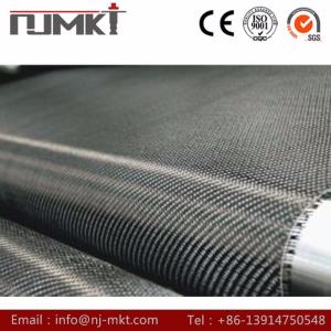 Black 300gsm Unidirectional Full Carbon Fiber Fabric For Construction