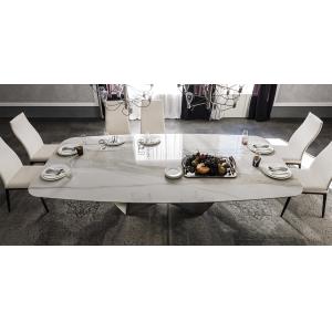 Home / Restaurant Using Custom Made Furniture , Marble Top Dining Table