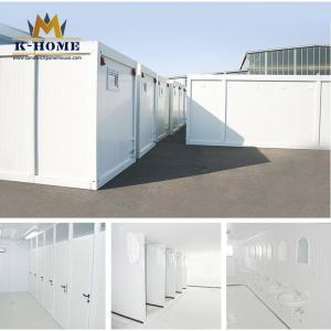 Sandwich Panels Flat Pack Prefab House Mining Site Accommodation Use