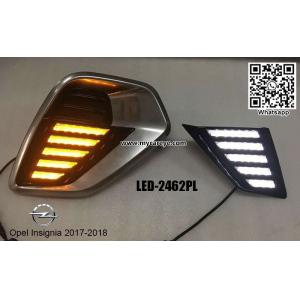 Opel Insignia Car DRL LED Daytime driving turn signal Fog Lights